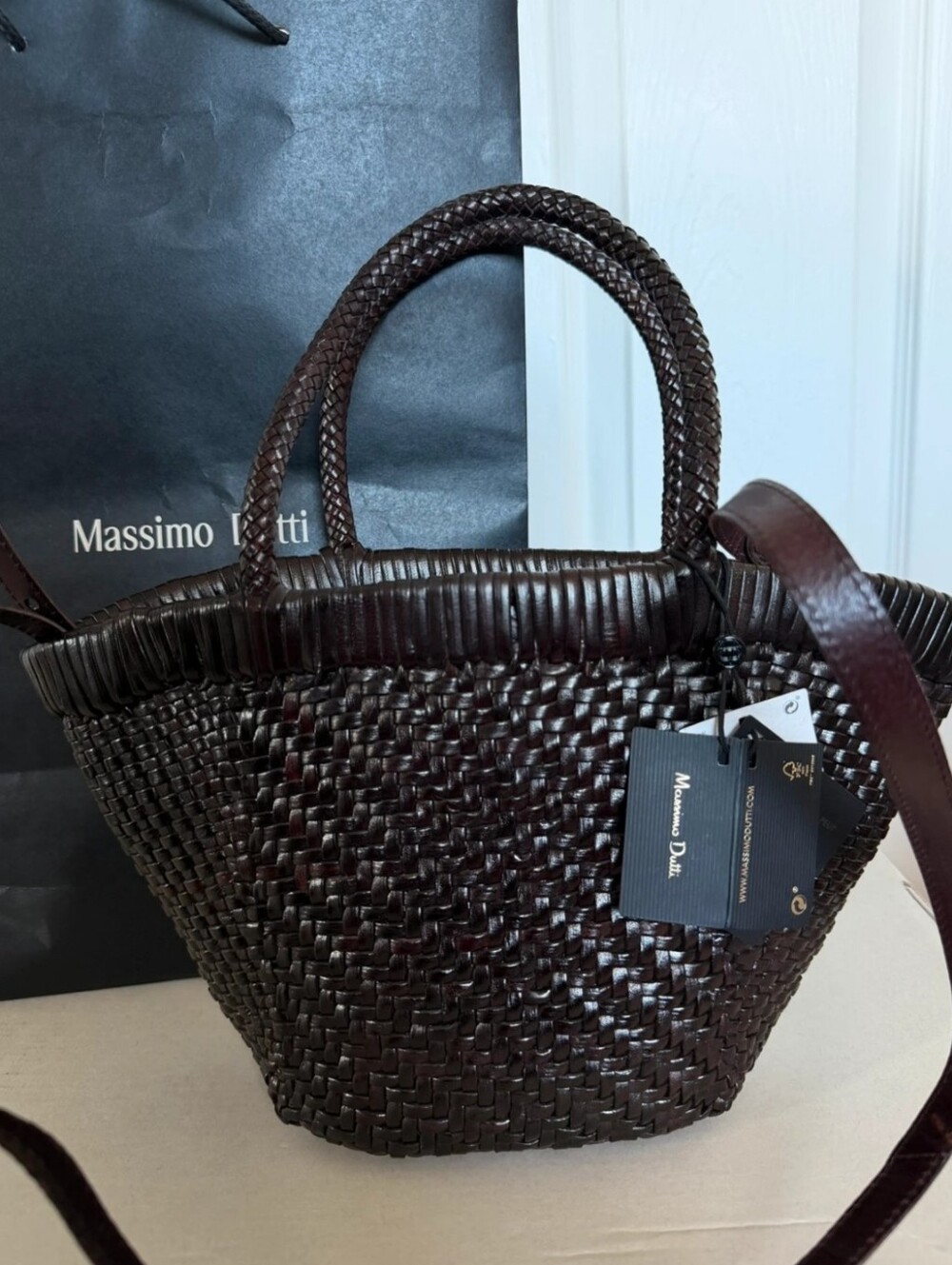 Massimo Dutti Leather Bag